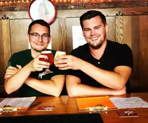 Cheers to Chris and Shane!