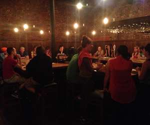 Pub dining room with patrons